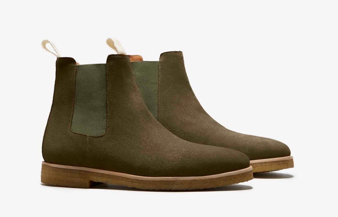 Oliver Cabell Chelsea Boot Støvler Herre Olivengrønne | NO585-84