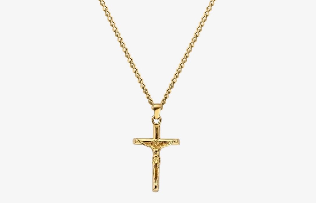 Oliver Cabell Cross Pendant Halskjeder Herre Gull | NO311-13