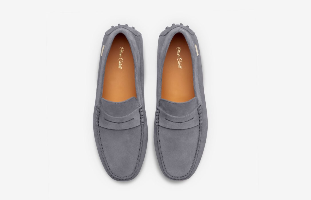 Oliver Cabell Driver Flats Dame Grå | NO627-66