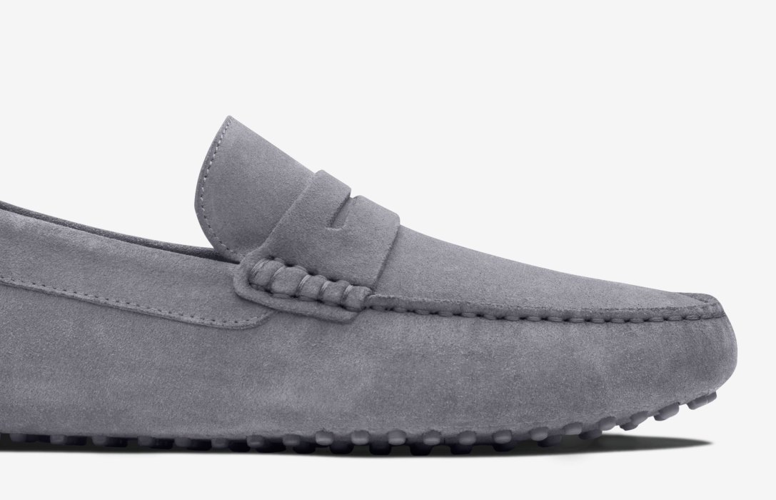 Oliver Cabell Driver Flats Dame Grå | NO627-66