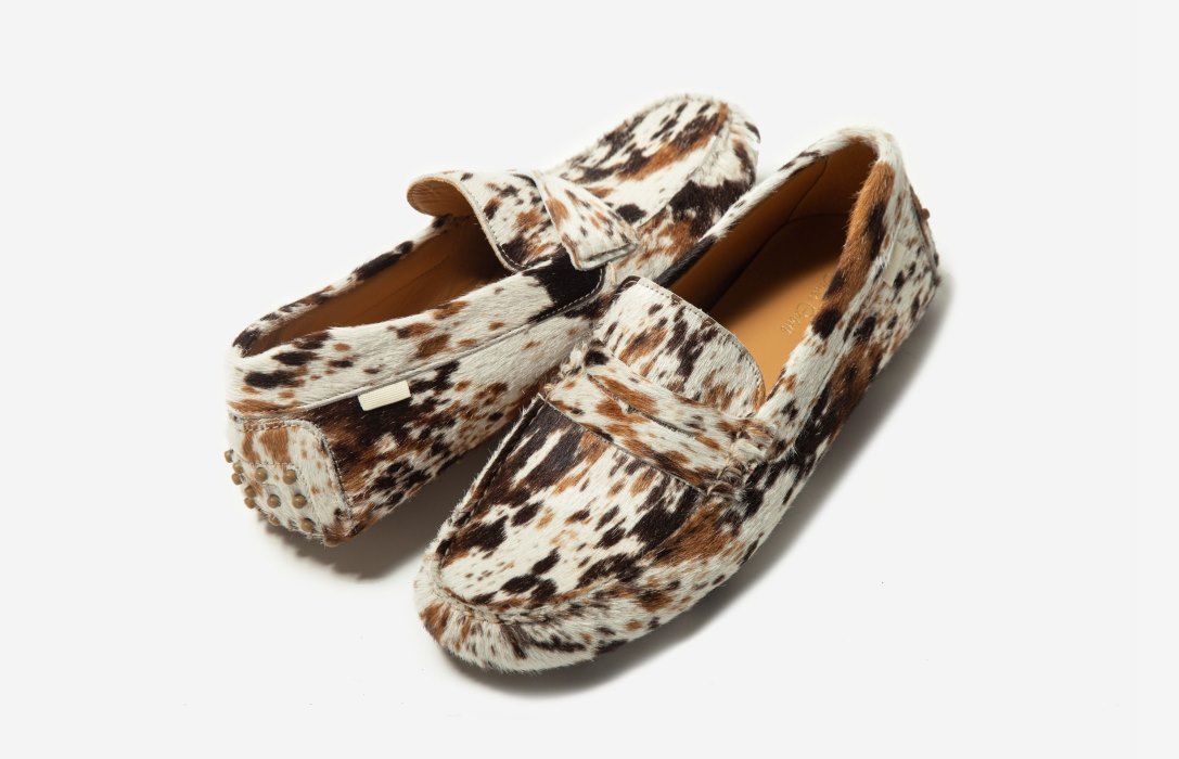 Oliver Cabell Driver Flats Dame Leopard | NO566-27