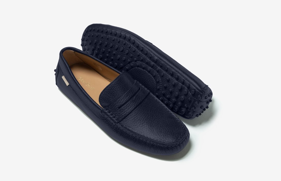 Oliver Cabell Driver Flats Dame Marineblå | NO288-81