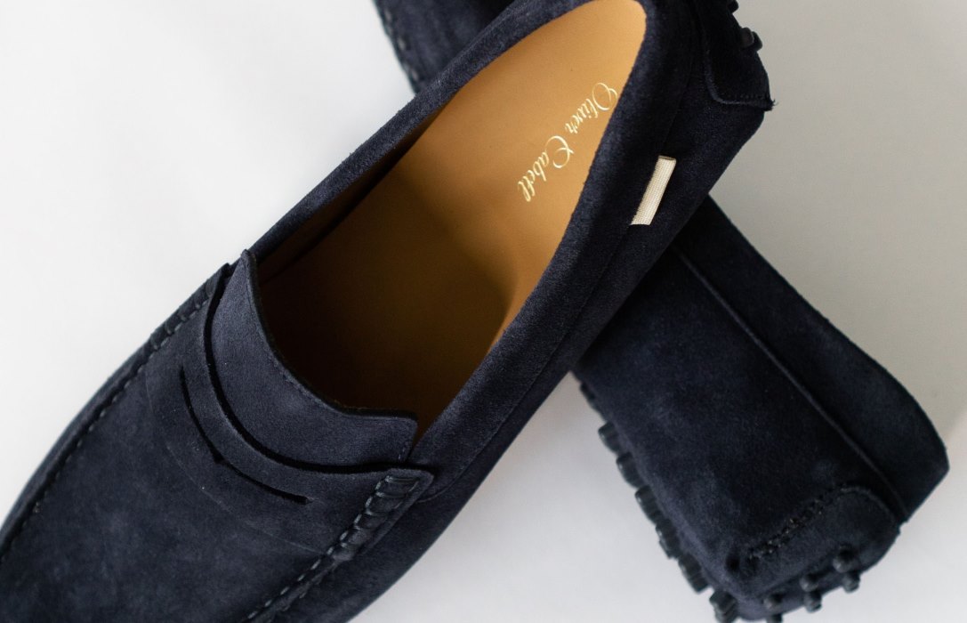 Oliver Cabell Driver Flats Dame Marineblå | NO490-31