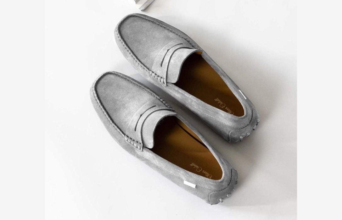 Oliver Cabell Driver Loafers Herre Grå | NO846-24