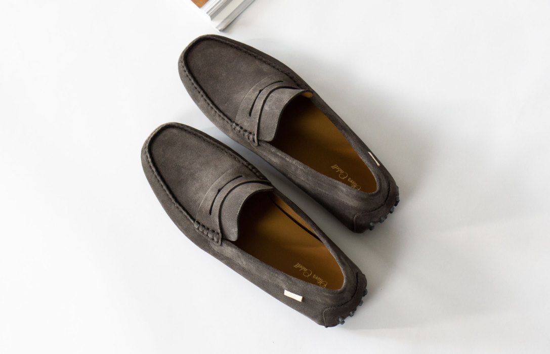 Oliver Cabell Driver Loafers Herre Grå | NO945-50