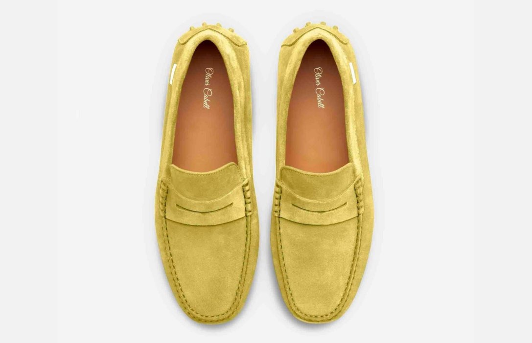 Oliver Cabell Driver Loafers Herre Gul | NO932-29