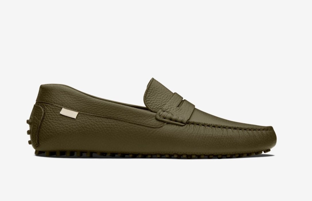 Oliver Cabell Driver Loafers Herre Olivengrønne | NO734-88