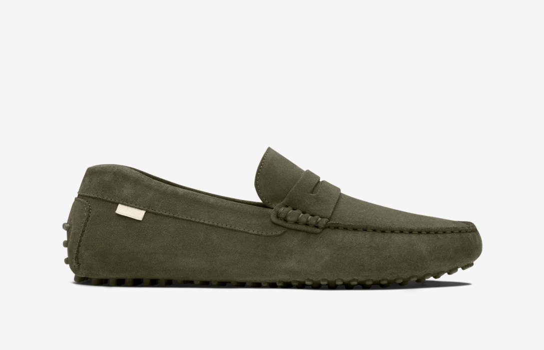 Oliver Cabell Driver Loafers Herre Olivengrønne | NO880-73