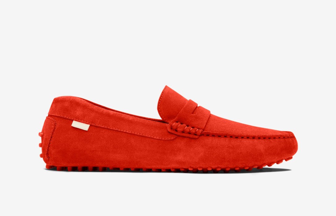 Oliver Cabell Driver Loafers Herre Rød | NO357-99