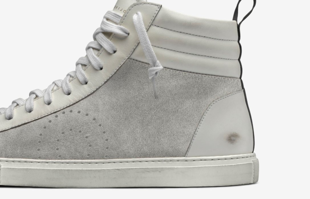 Oliver Cabell Jabbar High High Top Sneakers Herre Hvite | NO267-53