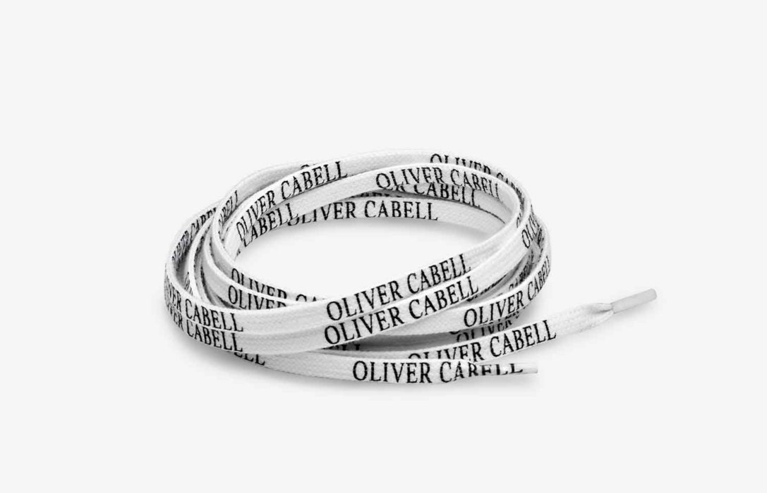 Oliver Cabell Logo Laces Accessories Dame Hvite | NO253-63