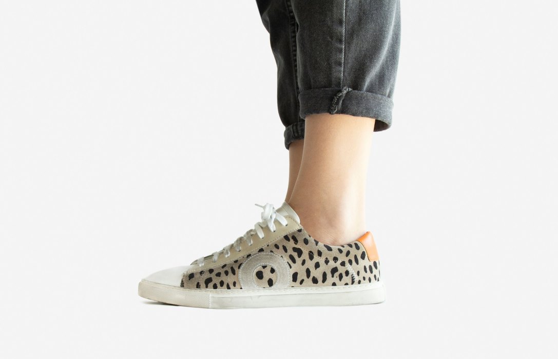 Oliver Cabell Low 1 Joggesko Dame Leopard | NO172-78