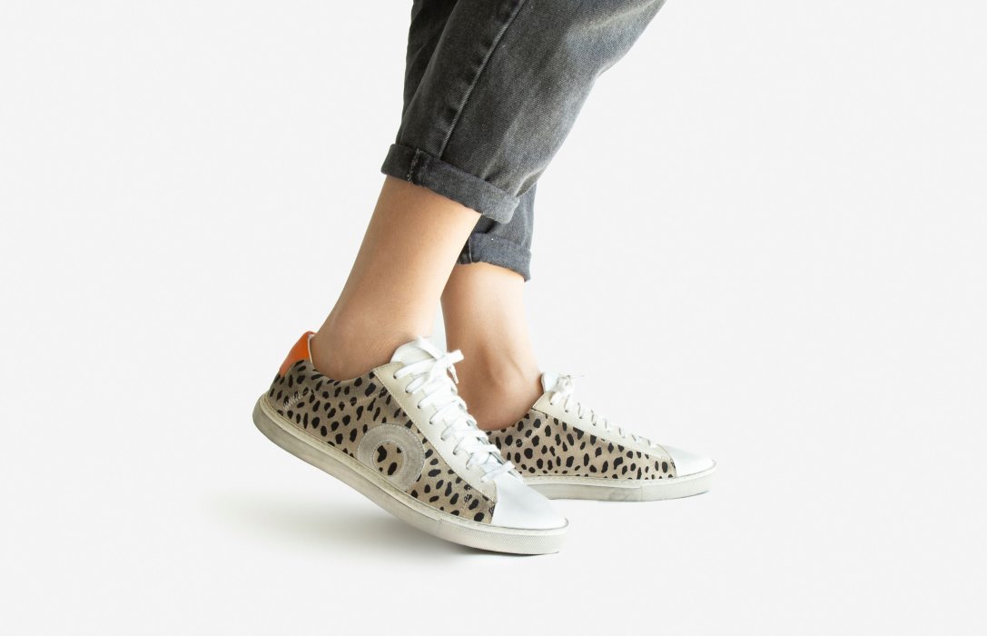 Oliver Cabell Low 1 Joggesko Dame Leopard | NO172-78