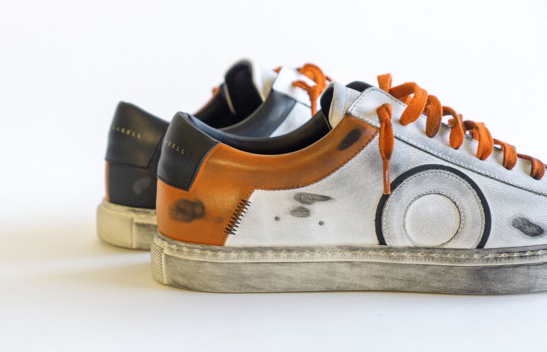 Oliver Cabell Low 1 Low Top Sneakers Dame Hvite Oransje | NO168-29