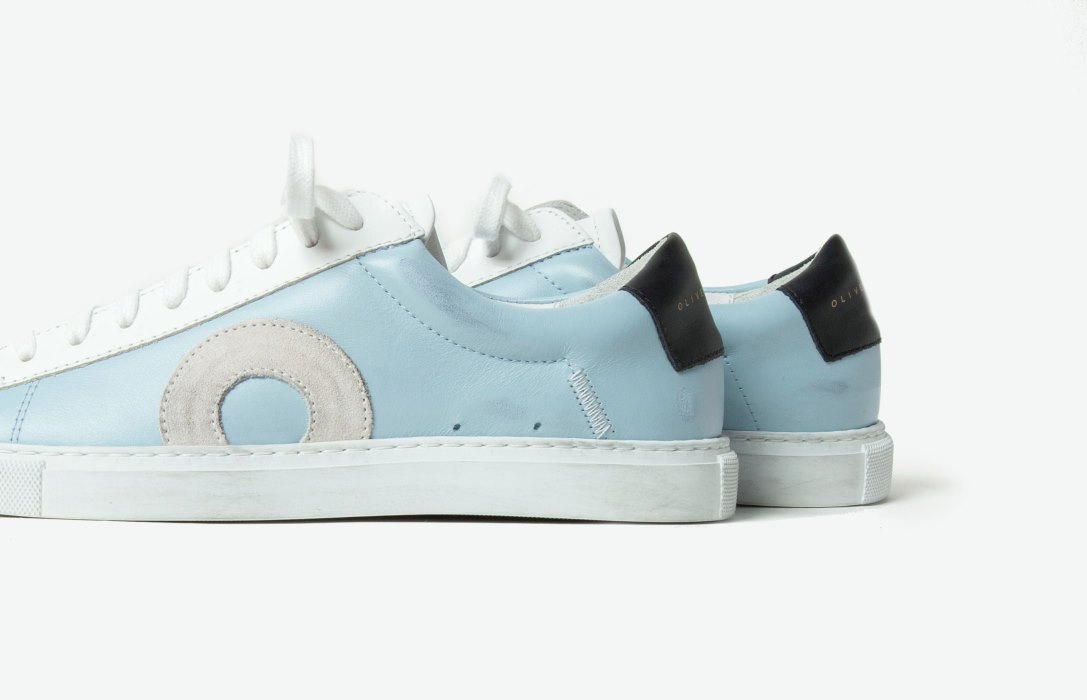 Oliver Cabell Low 1 Low Top Sneakers Dame Blå | NO601-55