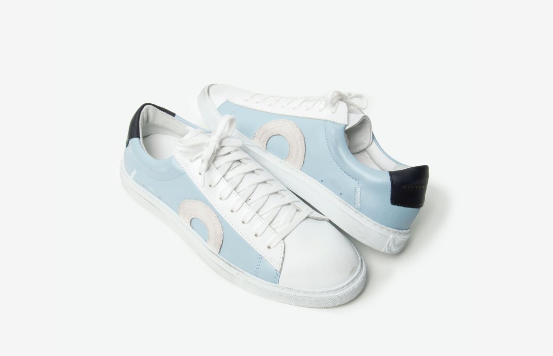 Oliver Cabell Low 1 Low Top Sneakers Dame Blå | NO601-55