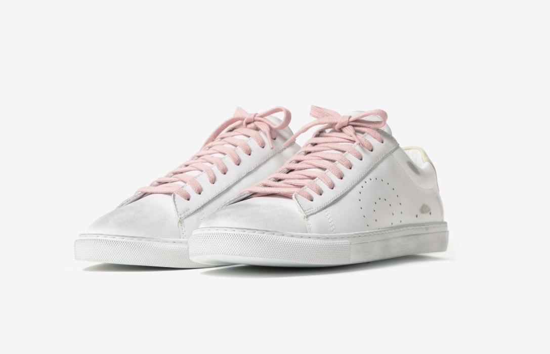 Oliver Cabell Low 1 Low Top Sneakers Dame Hvite Rosa | NO660-09