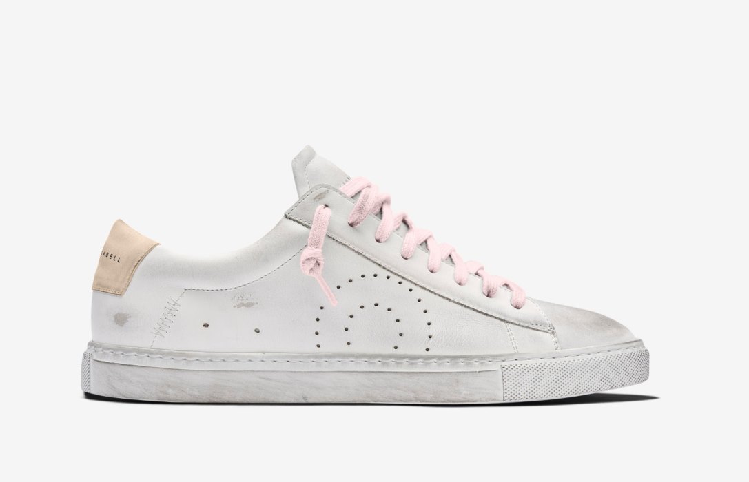 Oliver Cabell Low 1 Low Top Sneakers Dame Hvite Rosa | NO660-09