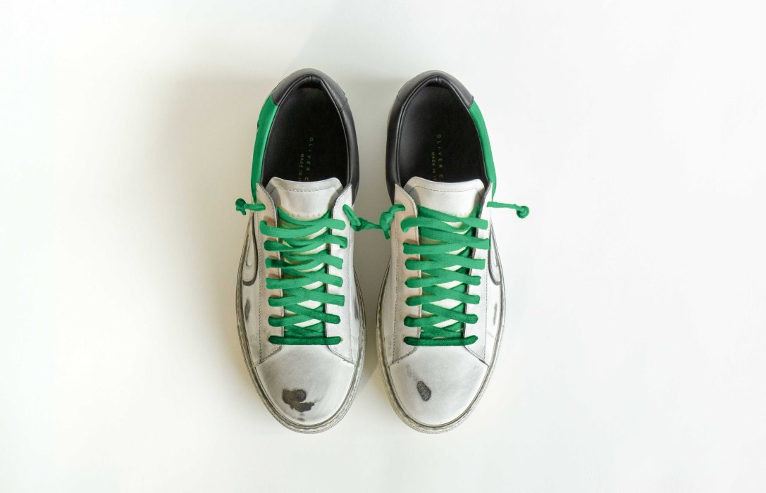 Oliver Cabell Low 1 Low Top Sneakers Dame Hvite Grønn | NO698-21