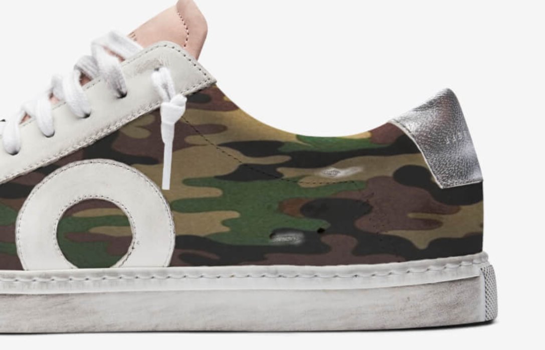 Oliver Cabell Low 1 Low Top Sneakers Dame Camouflage | NO830-01