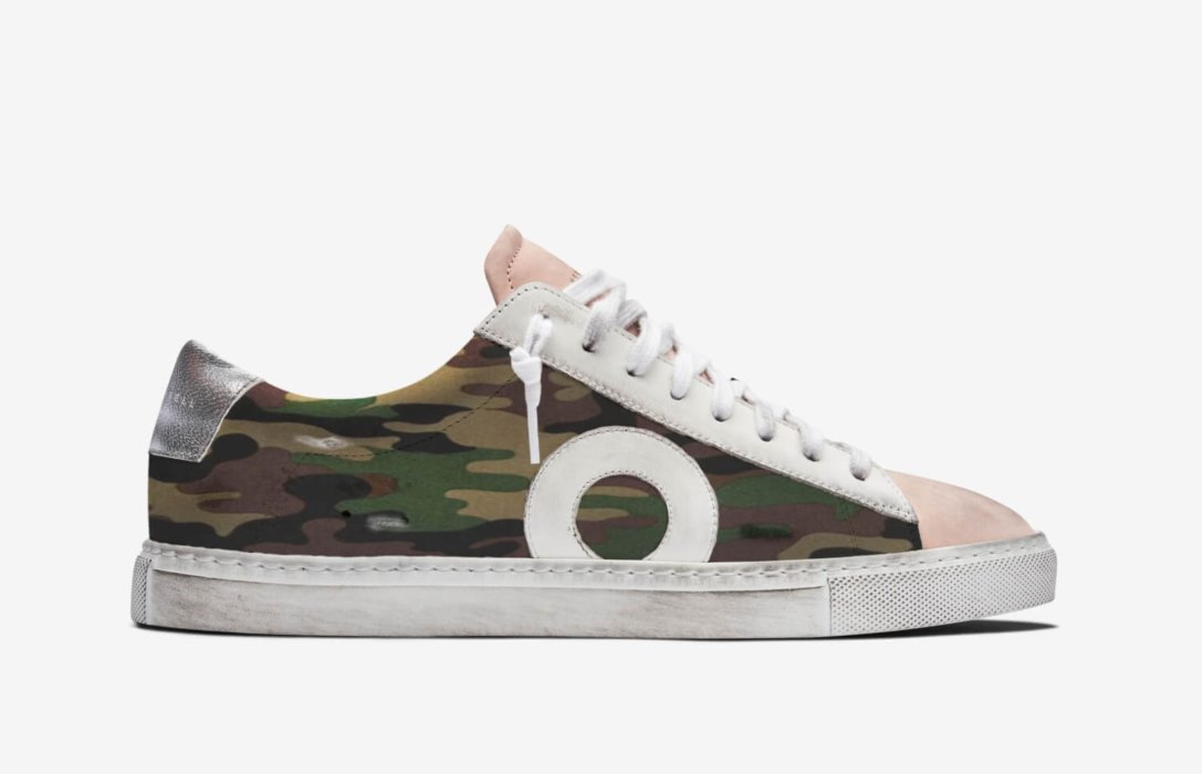 Oliver Cabell Low 1 Low Top Sneakers Dame Camouflage | NO830-01