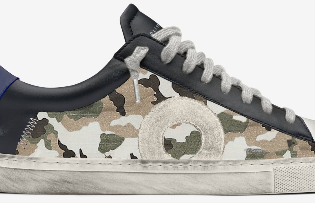 Oliver Cabell Low 1 Low Top Sneakers Herre Camouflage | NO239-79