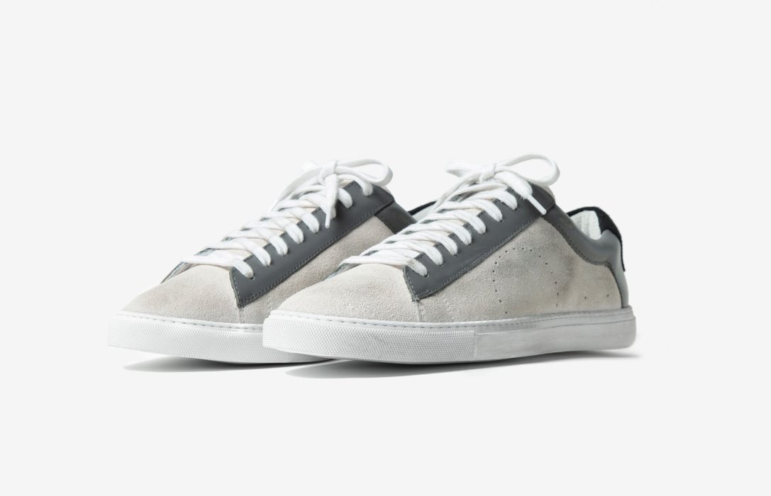 Oliver Cabell Low 1 Low Top Sneakers Herre Hvite Grå | NO301-99