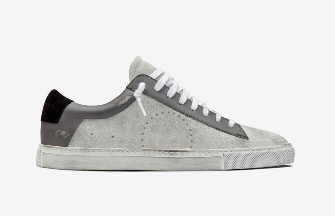 Oliver Cabell Low 1 Low Top Sneakers Herre Hvite Grå | NO301-99