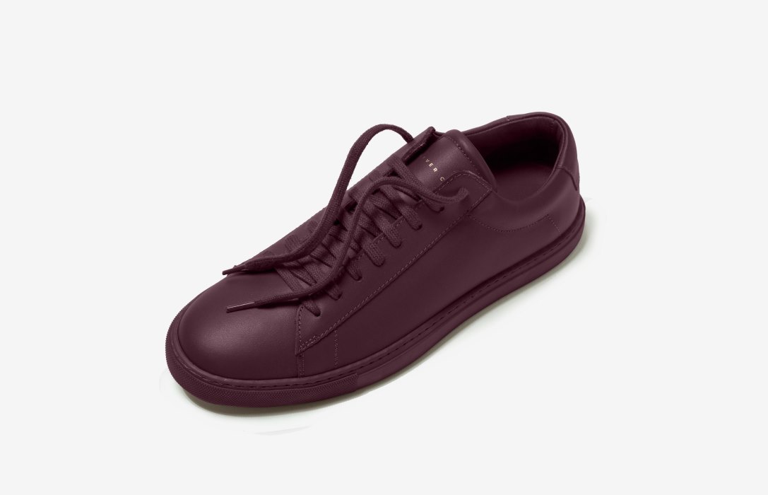 Oliver Cabell Low 1 Low Top Sneakers Herre Burgunder | NO375-86