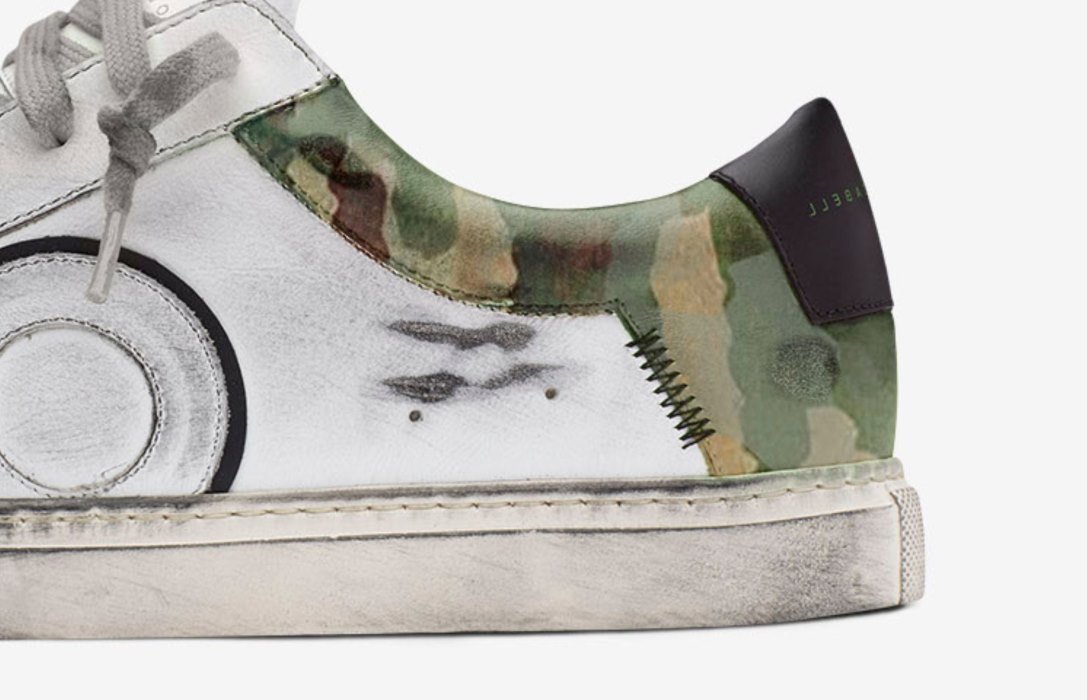 Oliver Cabell Low 1 Low Top Sneakers Herre Hvite Camouflage | NO407-13