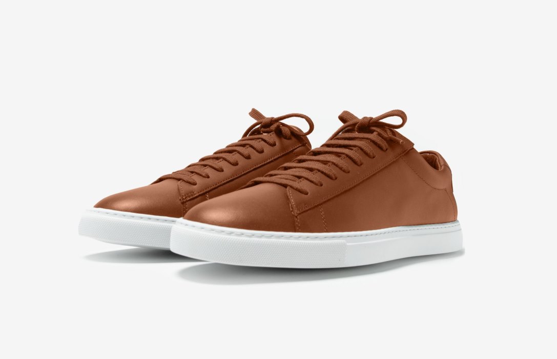 Oliver Cabell Low 1 Low Top Sneakers Herre Brune | NO481-28