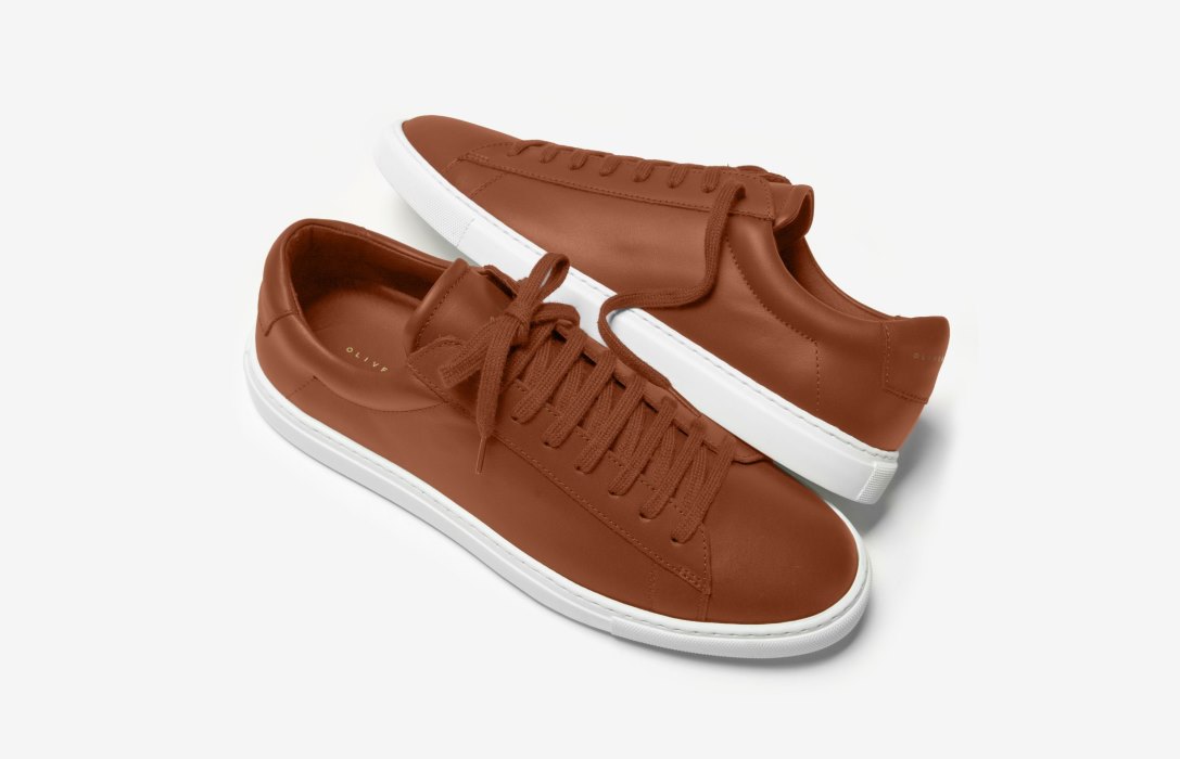 Oliver Cabell Low 1 Low Top Sneakers Herre Brune | NO481-28