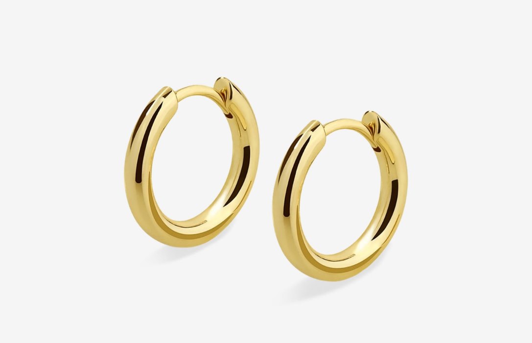 Oliver Cabell Medium Hoops Dame Gull | NO890-58