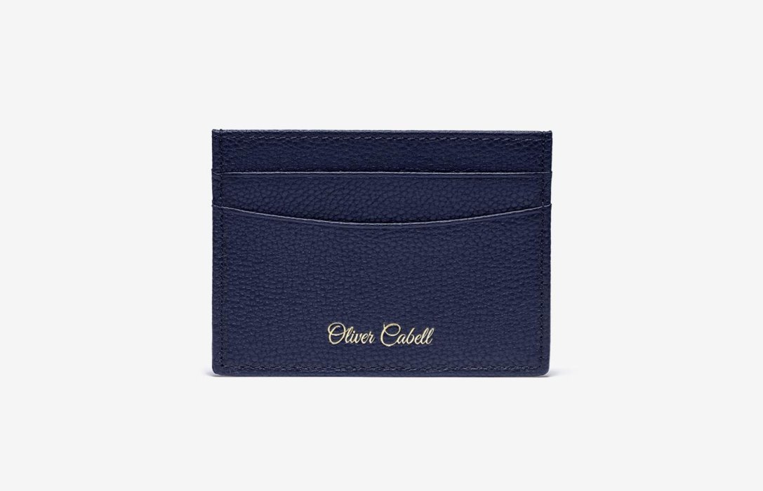 Oliver Cabell OC Lær Card Holder Accessories Dame Marineblå | NO247-04