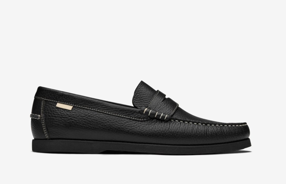 Oliver Cabell Penny Loafer Loafers Herre Svarte | NO731-82