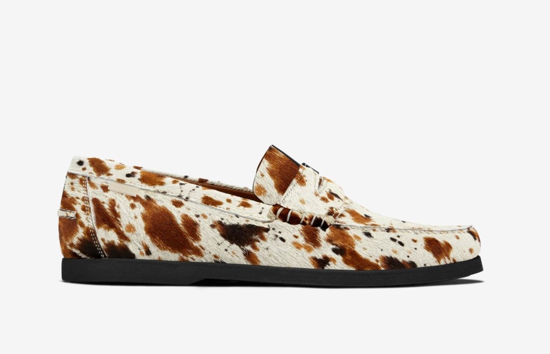 Oliver Cabell Penny Loafer Støvler Herre Leopard | NO008-25