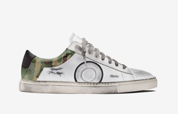 Oliver Cabell Low 1 Low Top Sneakers Herre Hvite Camouflage | NO407-13