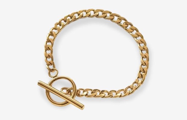 Oliver Cabell Toggle Chain Armbånd Dame Gull | NO825-15